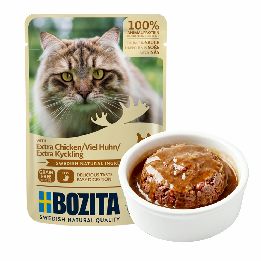 BOZITA saszetka kawałki w sosie z kurczakiem 85g